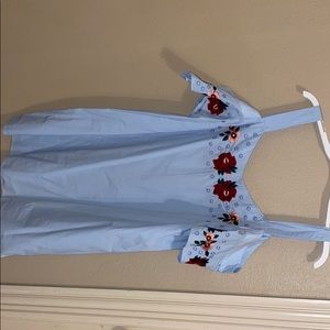 Blue jean- style dress